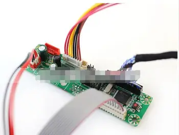 

Universal LCD Monitor Driver Board Kit w/ Keypad VGA Cable Built-in 23 Programs Support 10-42'' LVDS Screen Free Shipping