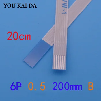 

WZSM Wholesale New FFC FPC Flexible Cable 6 Pins Length 20cm Reverse for ASUS X550C A550C X550V Y581C