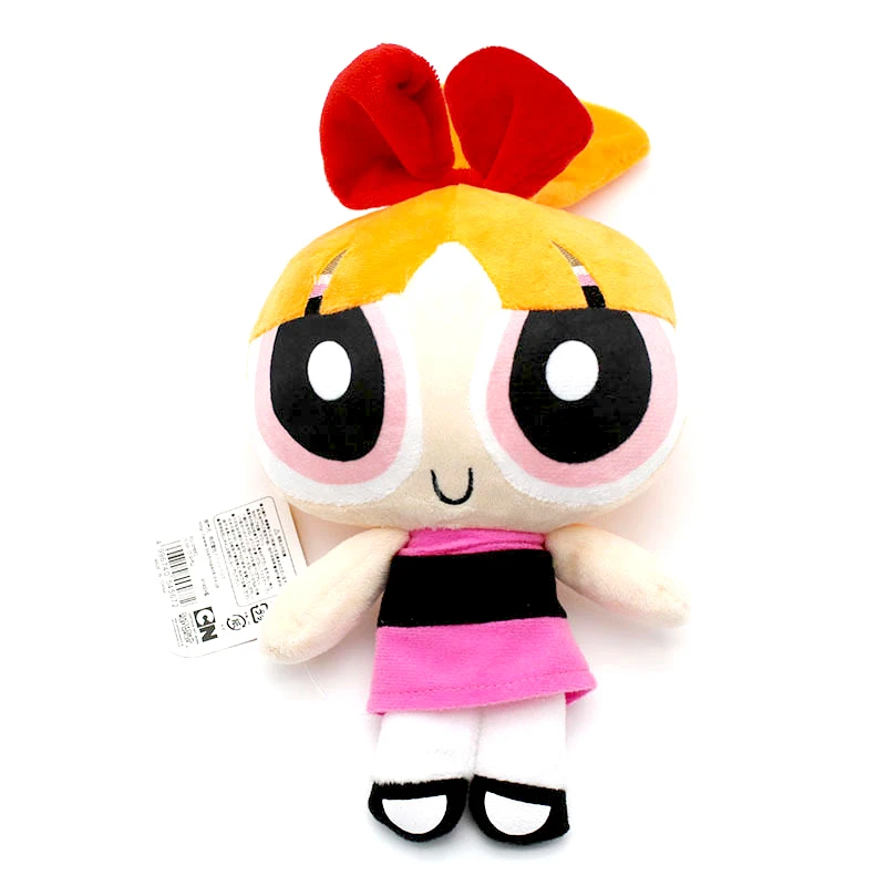 Powerpuff плюшевые куклы для девочек пузыри цветок бабочка мягкие игрушки детские и