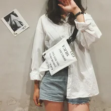 Женская поясная сумка, поясная сумка, сумки для женщин, нагрудная сумка с буквенным принтом, Сумочка для телефона