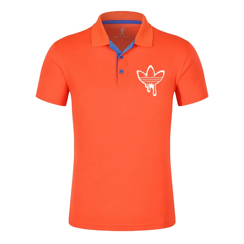 Дышащая мужская рубашка поло для мужчин, дизайнерская мужская быстросохнущая рубашка поло с коротким рукавом, трикотажная одежда для игры в гольф тенниса размера плюс