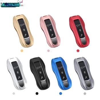 

High Quality Aluminum Alloy Car Key Cover for Porsche Cayenne Macan Panamera GTS Sport 911 Carrera Targa 4 718 Boxster Cayman