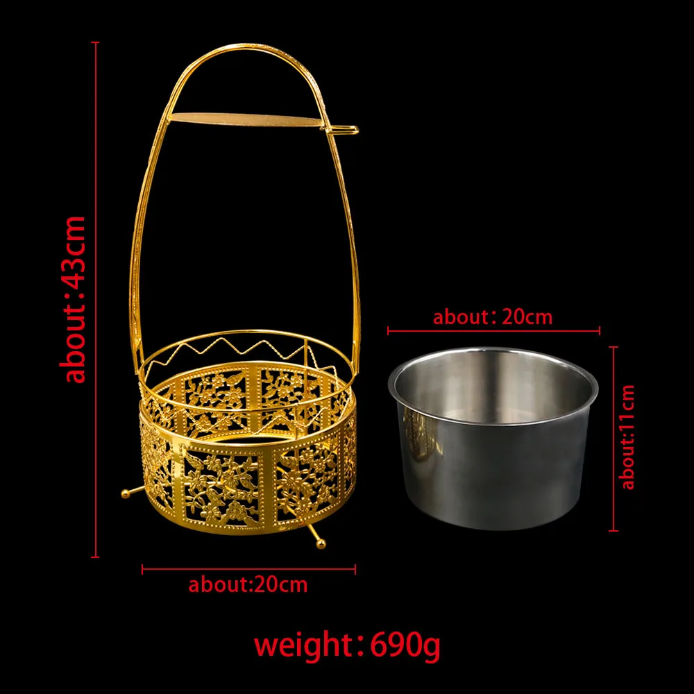 Металлическая фотокорзина для кальяна SY 1 шт. наргиле карбоновая корзина