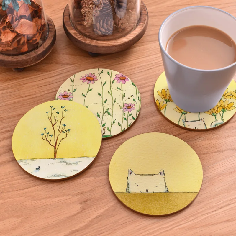 CFen 'ق 1 قطعة عالية الجودة خشبية الوقايات شرب كوب حصيرة مكان الحصير كأس حامل سادة الشاي القهوة الجدول حصيرة CFen 'ق 1 قطعة عالية الجودة خشبية الوقايات شرب كوب حصيرة مكان الحصير كأس حامل سادة الشاي القهوة الجدول حصيرة