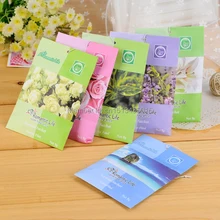 Прекрасный 6 Вкус освежитель воздуха домашний шкаф ящик автомобиля духи ароматизированный Саше вермикулит 6 шт