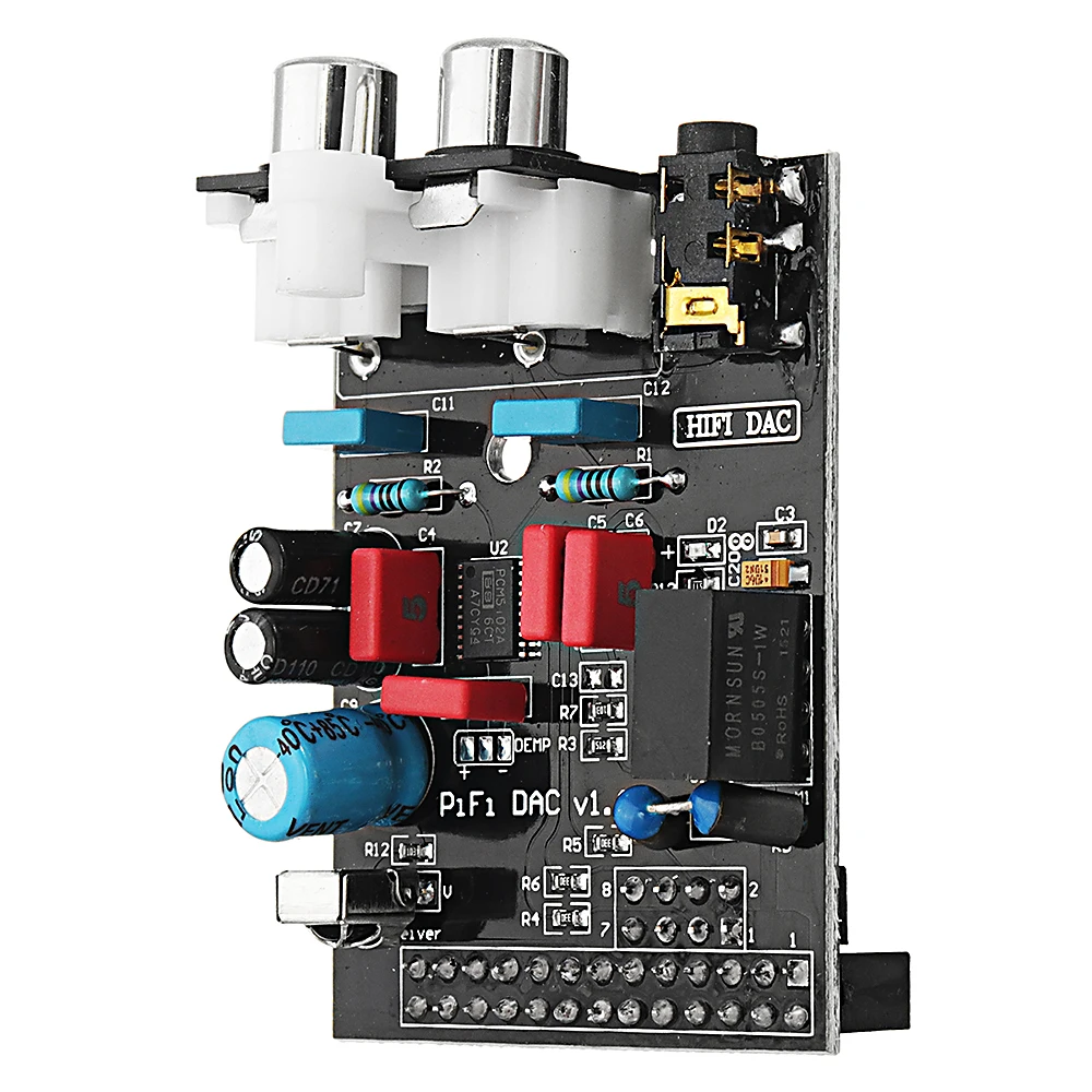 LEORY Digi Hi-Fi DAC Аудио Звуковая карта модуль ies интерфейс Плата расширения для Raspberry Pi Модель B