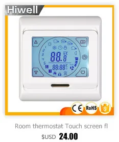 Бесплатная доставка электрический подогрев пола комнатный термостат В 220 В 16A температура контроллер 3 м Зонд