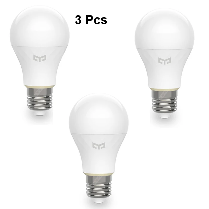 Xiao mi jia Yeelight Smart E27Bulb, умная свеча E14, светильник, прожектор Bluetooth Mesh Edition работает с приложением mi Home - Цвет: 3 pcs