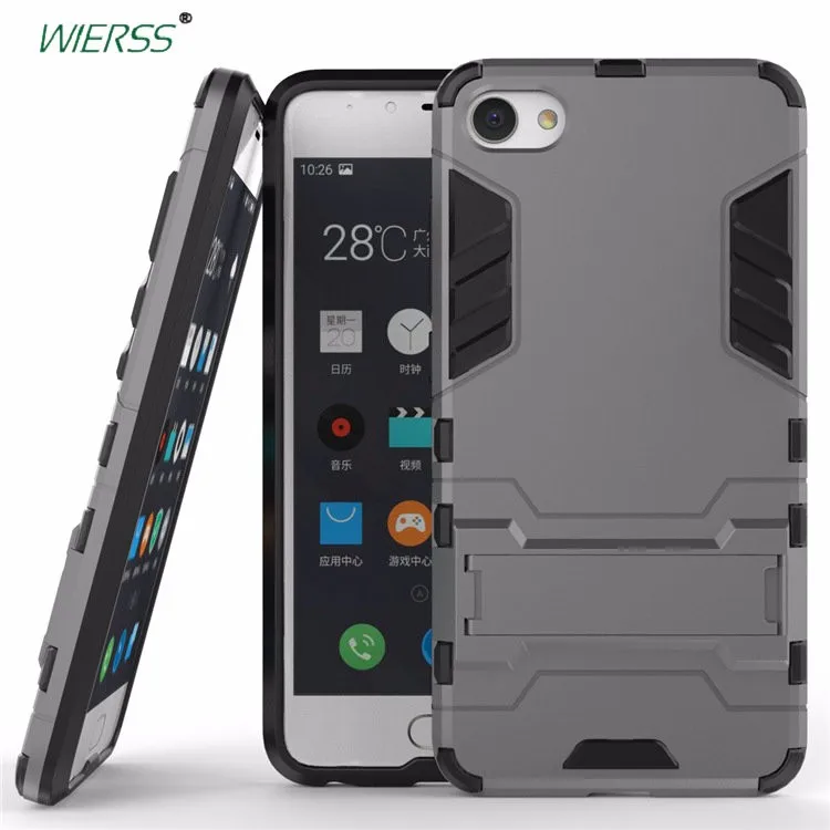 meizu phone case with stones black 3D Shockproof Stand Case for Meizu m6 note Combo Armor CASE Case Cover meizu phone case with stones craft