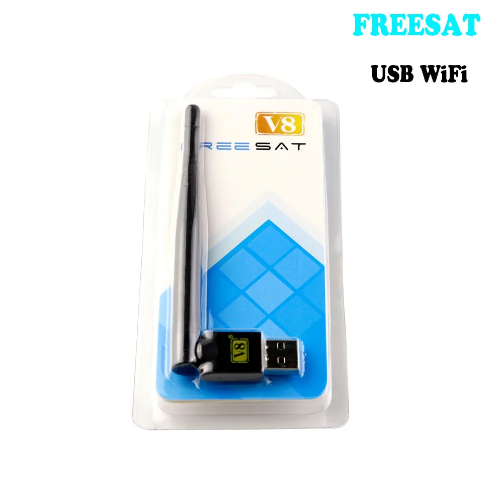 [Оригинал] FREESAT V8 USB Wifi с антенной работает для Freesat V7 серии цифровых спутниковых