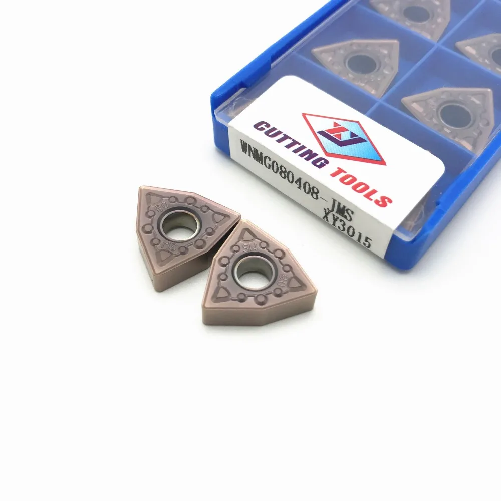

10PCS Brand original carbide blade WNMG080408 TM/JMS XY3015/XY6015 high quality round metal turning tool CNC machine lathe tool