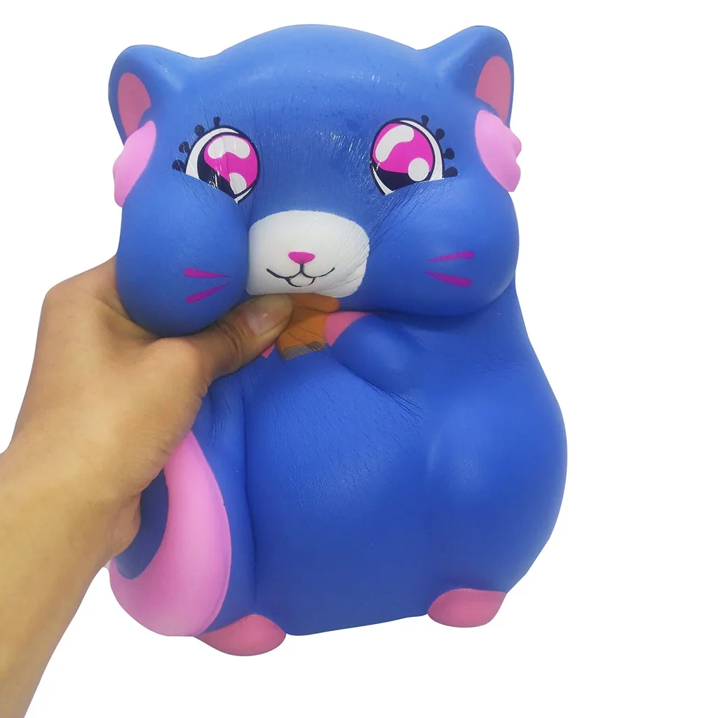 Giant Adorable Hamster Dog Squishies Slow Rising Doll Cat Kids Gift Scented Penguin Stress Reliever Toy Jumbo Stretchy