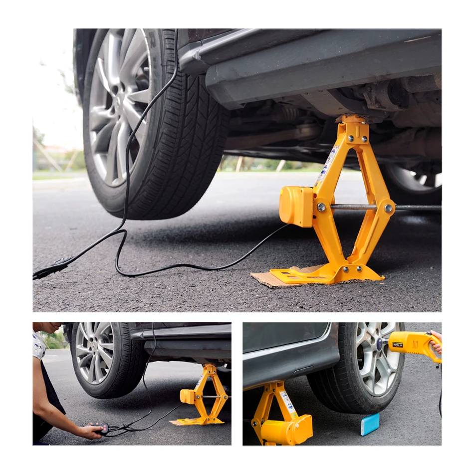 Us 161 5 5 Off 12v Car Electric Jack Tire Replacement Tool Hydraulic Floor Jack Set Impact Wrench Tool Automatic Lifting Repair Tool Kit In Lifting