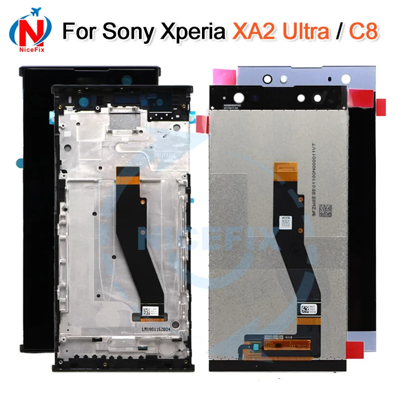 

For SONY Xperia XA2 Ultra/C8 LCD Display Touch Screen Digitizer Assembly H4233 H4213 H3213 Replacement For SONY XA2 Ultra LCD