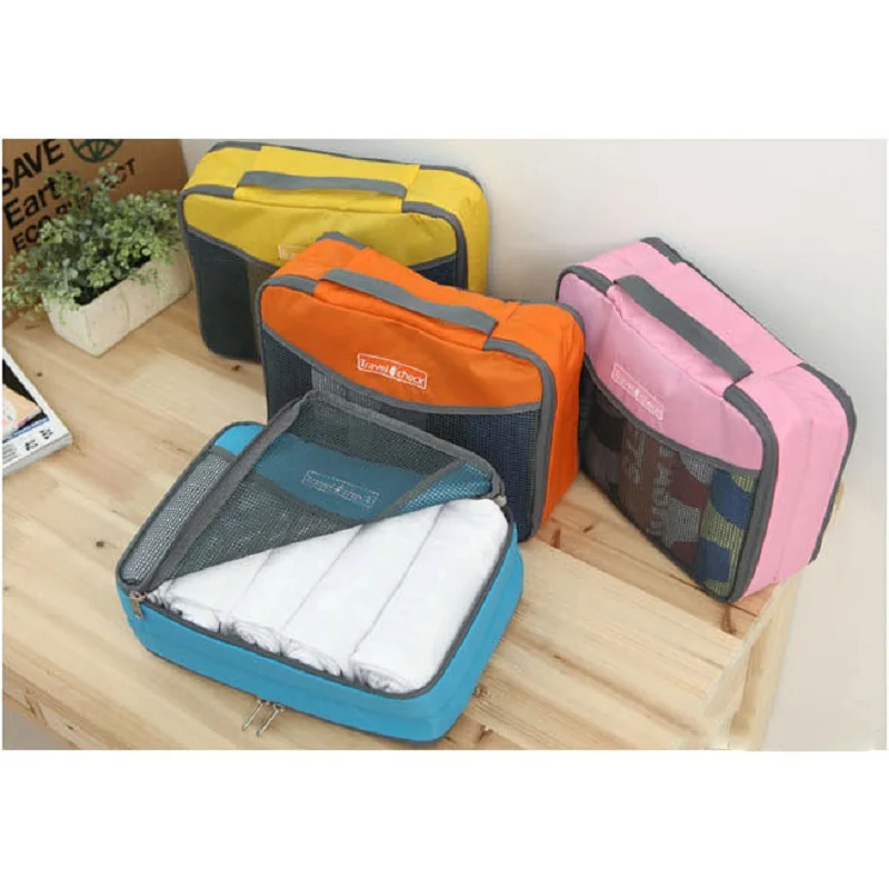 Grid Style Travel Storage Bag For Clothes Tidy Organizer Pouch Suitcase
