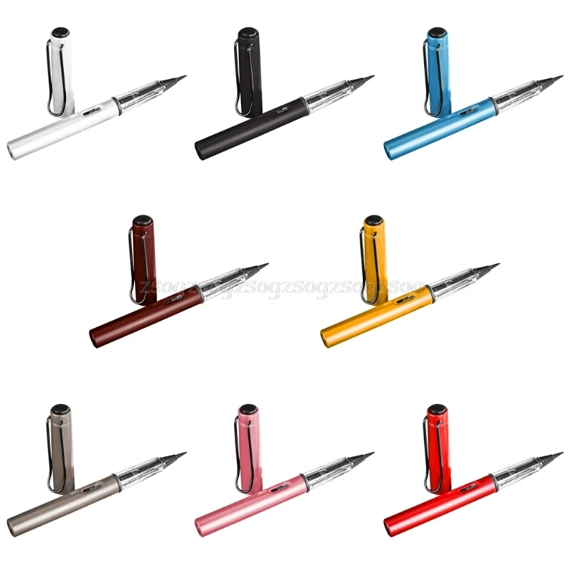 Kopen Metalen Pompen Inkt Aquarel Pen Kalligrafie Zachte Penseel Schilderen Leveringen N27 dropship