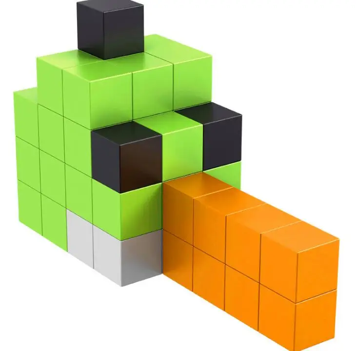

38pcs/sets Magnetic Magic Cube Creative DIY Blocks Technic Plastic Building Blocks Toys with Metal Box for Christmas gift