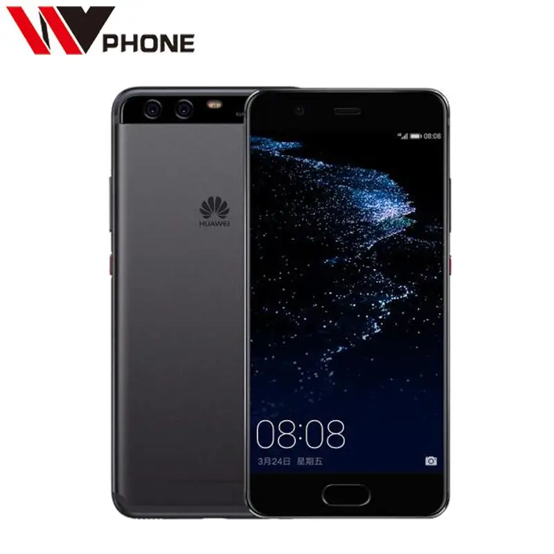 Original Huawei P10 4G LTE Kirin 960 Octa Core 4G RAM 128G ROM 5.1"1920x1080 FHD Dual Rear Camera Fingerprint NFC