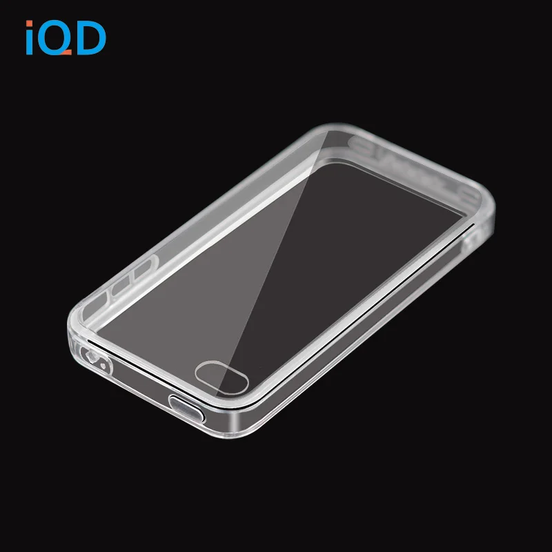 IQD чехол для Apple iPhone 4 устойчивый к царапинам тонкий прозрачный из ТПУ мягкий +