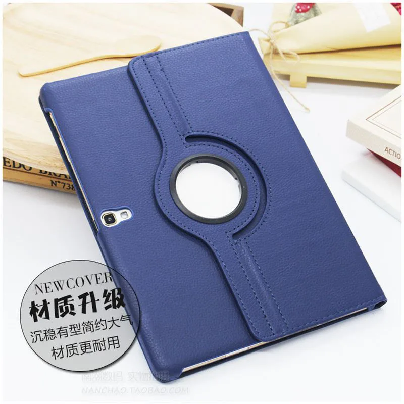 Кожаный чехол книжка с поворотом на 360 градусов для Samsung Galaxy Tab S 10 5 T800 T801 T805C|Чехлы