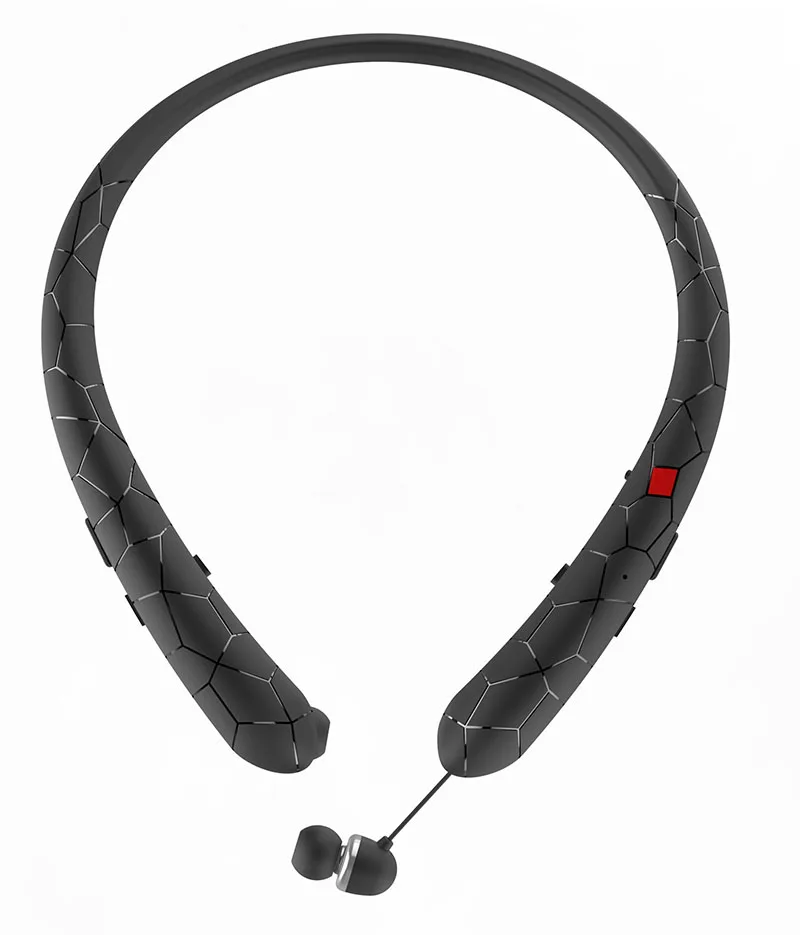 Выдвижные Наушники Bluetooth гарнитура шейные спортивные наушники беспроводные