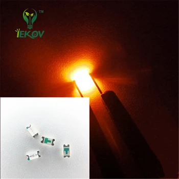 

1000pcs 0603 SMD Orange Amber SMT led Super Bright LED Light Diode Water Clear 600-610nm DIY