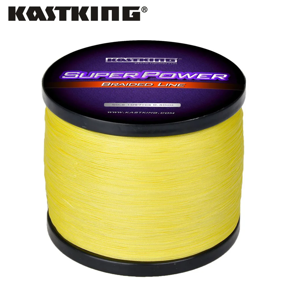 KastKing Озеро Рыбалка 1000 м плетеная леска 10 12 15 20 25 30 40 50 65 80LB pe Multifilament лески - изображение