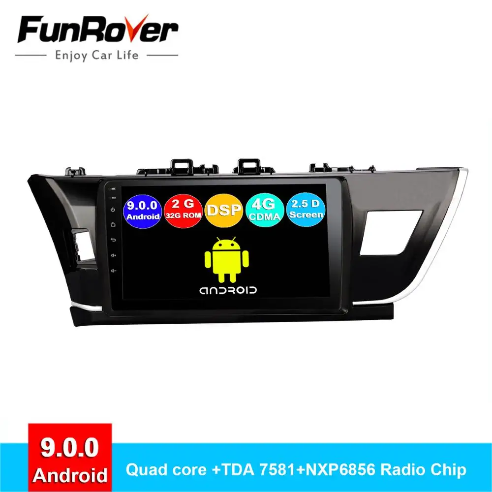 Sale FUNROVER Android 9.0 2.5D+IPS For Toyota Corolla 10 E140 E150 2006-2013 Car Radio Multimedia Video Player Navigation GPS RDS DSP 0 Sale FUNROVER Android 9.0 2.5D+IPS For Toyota Corolla 10 E140 E150 2006-2013 Car Radio Multimedia Video Player Navigation GPS RDS DSP 0