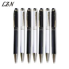 LZN серебристый с черно-белым сенсорным экраном для телефона IPad металлическая шариковая ручка офисные и письменные принадлежности канцелярские принадлежности