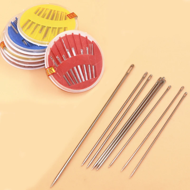 

24 pcs/set Assorted Hand Sewing Needles Embroidery Mending Craft Quilt Sew Case Sewing machine mending clothes for travel