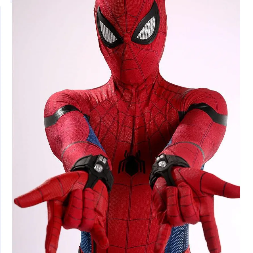 

Anime Spider-Man Peter Parker Cosplay Props Weapons Armor Ejection Wristband Gossamer Launcher Kids Adult Toy Accessories New
