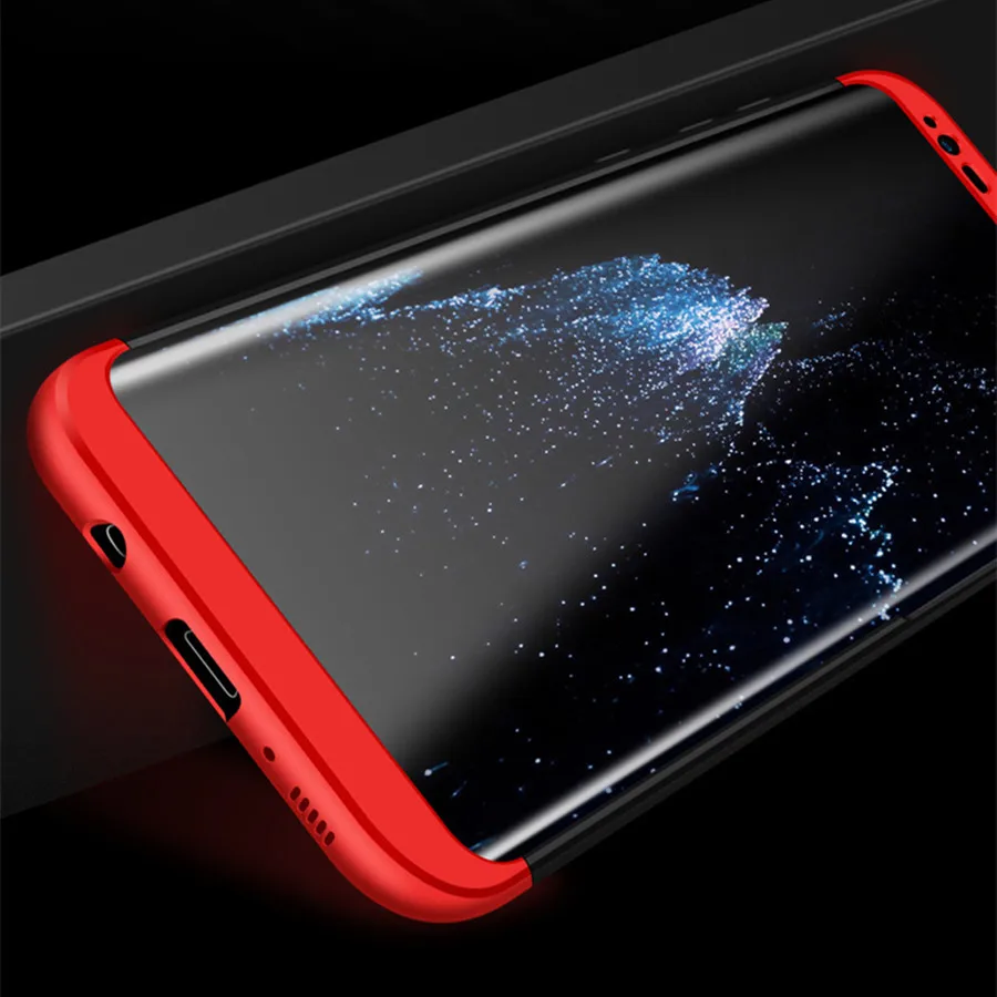 

LANCASE For Samsung Galaxy S8 Case Armor Hybrid 3 in 1 Full 360 Protection Shockproof Hard Coque For Samsung S8 Plus Note 8 Case