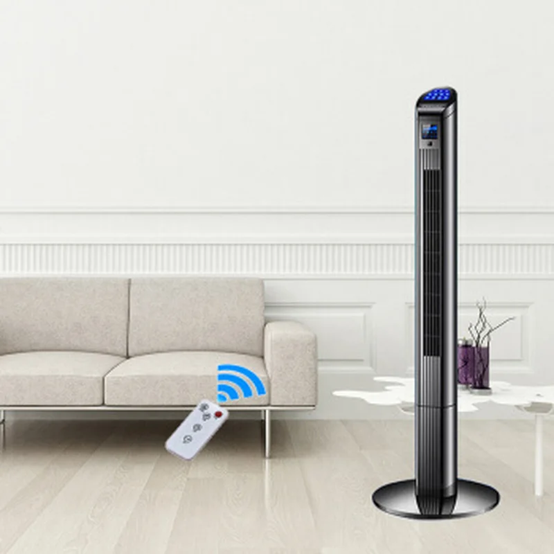 

NEW Smart Remote Control Fan 7.5H Timed Soft Wind Fan Whole Room Tower Fan with LED Display 3 Wind Modes and Speed