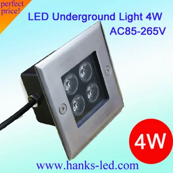 

High Power 4W LED Underground light and 4w LED Inground Ligh for Outdoor,20PCS/Lot Free Shipping