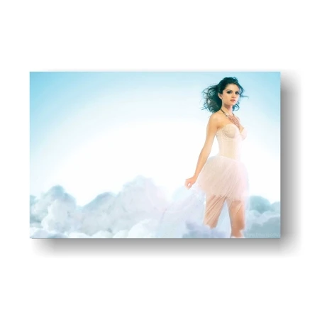 Selena Gomez Сексуальная Плакат 24x36 для гостиной спальни украшения домашний Декор подарок - Цвет: Сливовый