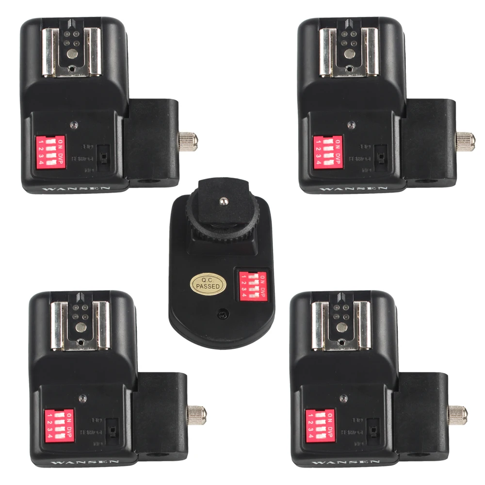 

Wireless Flash Trigger+4 Receiver PT-16NE 16 Channels with Umbrella Holder For Yongnuo Canon Nikon Pentax except for Sony Camera