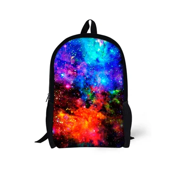 

Unique Multicolor Children Backpacks Stylish Galaxy Star Universe Space Backpack Girls School Backbag Mochila Feminina