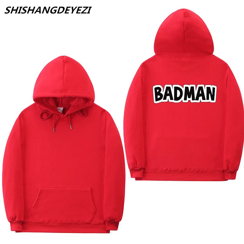 2018 Новый BADMAN толстовки Полерон hombre в стиле хип хоп Уличная толстовка с капюшоном