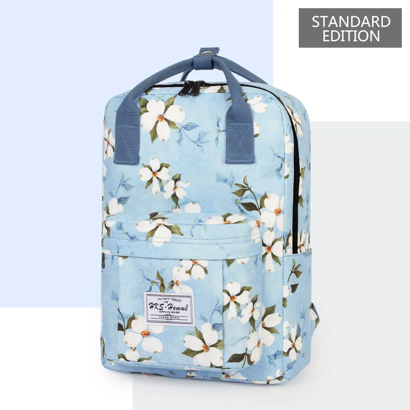 Fashion Backpack Women Leisure Back Pack Korean Ladies Knapsack Casual Travel Bags for School Teenage Girls canvas Backpack - Цвет: Standard Edition