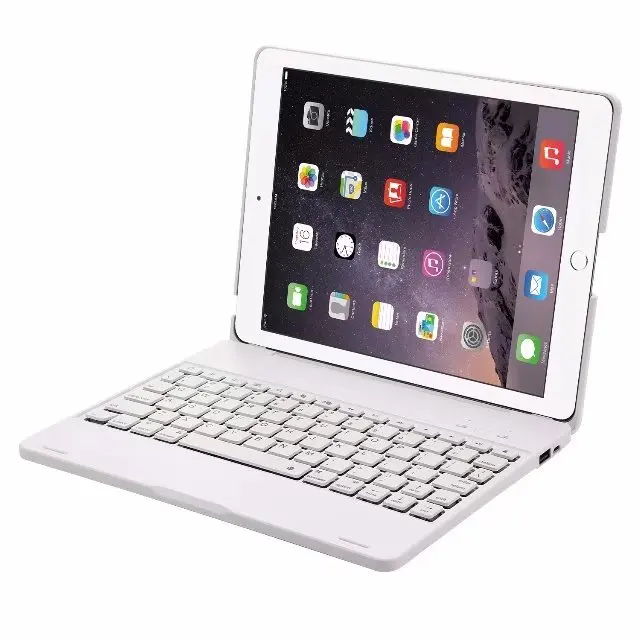 Роскошный чехол для iPad 2/3/4, металлическая подставка для клавиатуры, Bluetooth, ABS, чехол для iPad 2, iPad 3, iPad 4, металлический чехол-подставка для клавиатуры