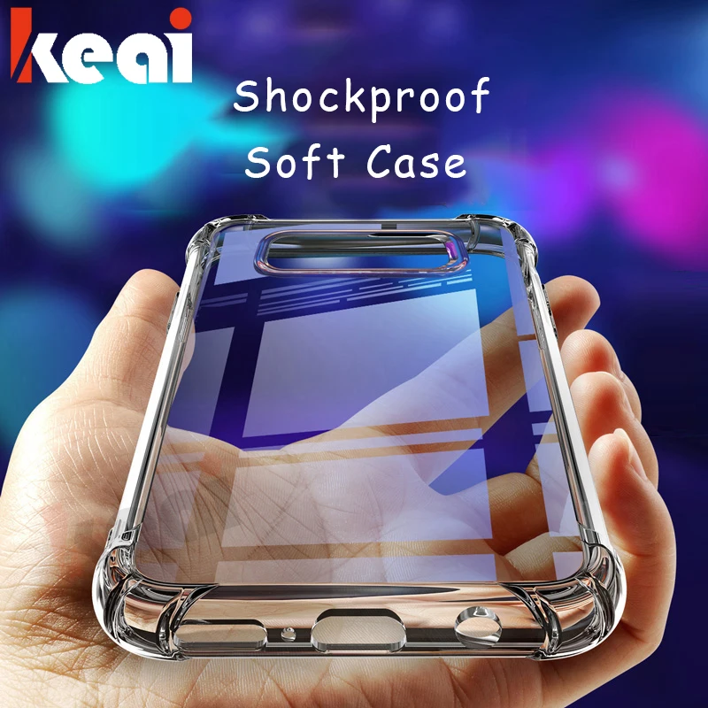 

Luxury Shockproof Silicone Case For Samsung Galaxy S10 Lite S8 S9 Plus Clear Soft Back Cover For Galaxy S8 Note 8 9 S7 Edge Capa