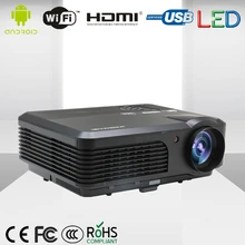 CAIWEI Indoor Outdoor LCD Projector 1080P Digital HDMI LED Projector WIFI Wireless Home Theater Projector for