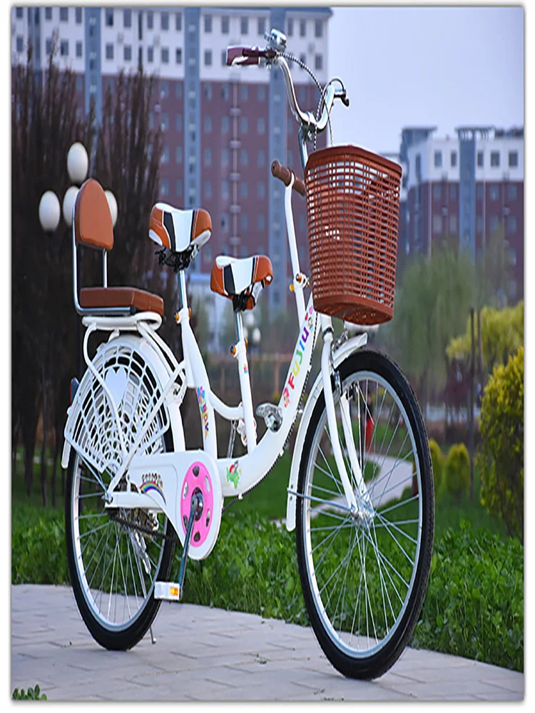 Best 22 Inch Double Bike Mother And Child Bike With 2 Children 2