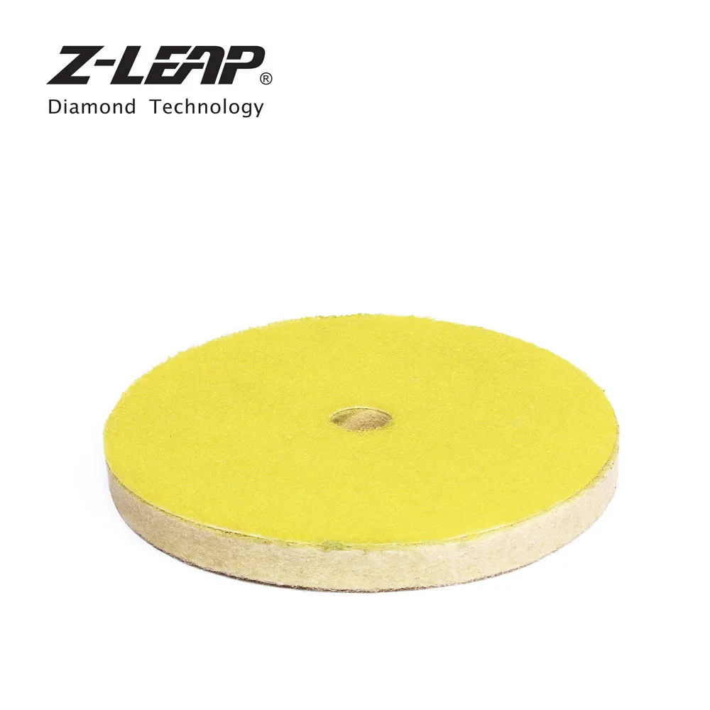 Z-LEAP BUFF Pad набор 5 дюймов шерстяной коврик с пластиковой губкой капота Подложка для углового шлифовального станка полировщик шерсть валяния полировальный коврик