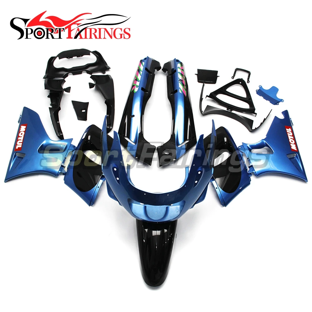 Motorcycle Injection Fairings For Kawasaki ZZR400 ZZR-400 Year 1993 - 2007 ABS Plastic Kit Covers Dark Blue New | Автомобили и
