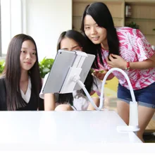 Tablet holde Rock 360 degree Flexible Arm table pad holder stand 70 cm Long Lazy People Bed Desktop tablet mount for ipad mini