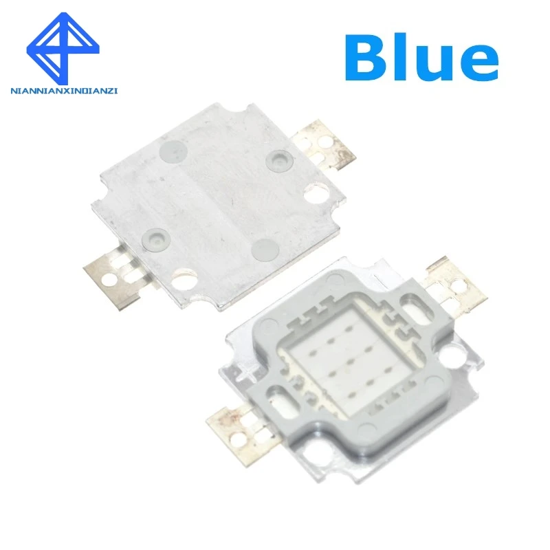 

10W LED chip Integrated Blue High power 10w LED Beads 10W Green Led chip 450-540lm 10W led Chips 10PCS