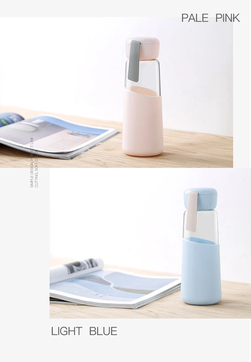 water bottle cute small water bottle shake bottle glass bottle water sports bottle for drinking metal bottle sports water bottle su sisesi kitchen items  (10)