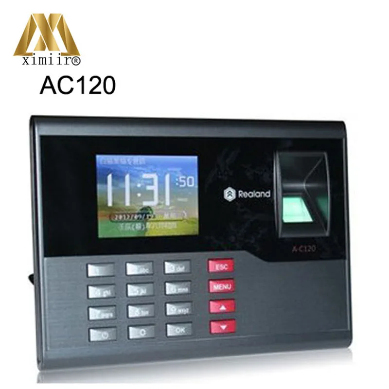 

USB Flash Drive Up/Download A-C120 fingerprint time attendance fingerprint password ID card attendance time clock recorder