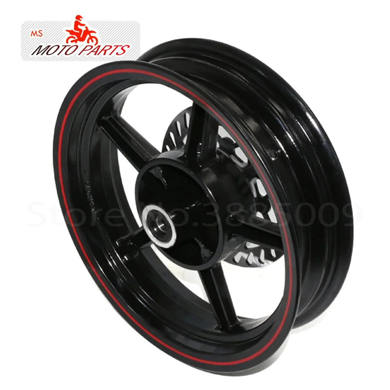 12mm hole 2.75-12inch Front & 3.50-12 Rear Dirt bike Pit Bike 12inch Vacuum Wheel Rim Front and Rear brake disc ainwheels